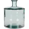 Image de MICA Decorations 147650 Guan Bouteille en Verre/Vase Transparent, Verre, Transparent, H. 26 cm D. 21 cm