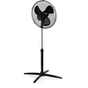 Image de Tristar Ventilateur sur pied noir VE-5756-3 vitesses - Oscillant - Hauteur et tête réglables - 56,82 dB