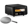 Image de Princess Four à Pizza Pro Max, 15L, 400°C, 2100W, Commandes Tactiles, Pierre et Pelle Incluses, Chaleur Haut/Bas, Minuterie, Compact et Portable, Utilisation Intérieure/Extérieure, 112780