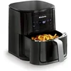 Image de Brabantia BBEK1131 HaloAir Airfryer - Friteuse à air chaud - 5,5 Litre - 1700 Watt - 6 programmes automatiques - Écran LED - Revêtement antiadhésif - Noir