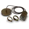 Image de Calex Retro suspension à 1 lampe, bronze