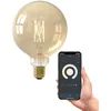 Image de CALEX Ampoule Filament Dorée Globe G125 E27 CCT WiFi, 7W 806lm, Alexa/Google/Siri, Blancs 1800-3000K, dimmable, scénarios, sans pont, WiFi 2.4GHz