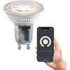 Image de CALEX Smart Ampoule LED GU10 CCT Verre WiFi, 345lm, 4,9W, Alexa/Google/Siri, blancs 2200-4000K, dimmable, scénarios, sans pont, WiFi 2.4GHz