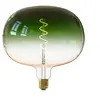 Image de Ampoule LED à filament Boden vert dimmable E27 140lm 5W IP20 blanc chaud  22 x H.22,5cm Calex