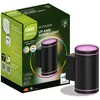 Image de CALEX Smart Outdoor Applique Murale bidirectionnelle connectée, Contrôlable via App, Compatible Alexa, Google Home et raccourcis Siri, Couleurs RGB et blancs ajustables, Intérieur/Extérieur, Noir