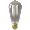 Image de CALEX Ampoule Filament Fumée ST64 Titanium E27 CCT WiFi, 7W 400lm, Alexa/Google/Siri, Blancs 1800-3000K, dimmable, scénarios, sans pont, WiFi 2.4GHz