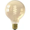 Image de CALEX Ampoule LED Filament Spirale E27, Source lumineuse Vintage, Dorée, Globe Rétro G95, Lumière blanche chaude dimmable 2100K, 3,8W 250 Lumens