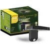 Image de CALEX Smart Outdoor Applique Solaire connectée LED pour Extérieur, Contrôlable via App, Compatible Alexa, Google Home et Raccourcis Siri, Détecteur de mouvement, Noir