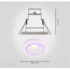Image de Calex Smart Halo downlight encastré CCT RVB blanc