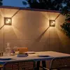Image de Calex applique d'extérieur, à 2 lampes, haut/bas, aluminium, noir