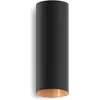 Image de CALEX Applique Murale LED Cylindrique, Luminaire extérieur Noir, bidirectionnel, 8,6W, Pour Intérieur et Extérieur, Lumière Blanche Chaude