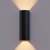 Image de Calex applique d'extérieur LED Round, up/down, hauteur 23 cm, noir