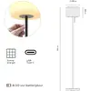 Image de Calex lampe sur pied LED solaire, IP44, interrupteur à tirette