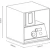 Image de Applique d'extérieur à LED et capteur, Up&Down, noir Calex