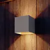 Image de Calex Applique d'extérieur LED à détecteur de mouvement Volterra, sable, IP44
