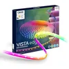 Image de CALEX Bande LED, 30 mètres, RGB + CCT avec contrôle individuel, 1400 lumens, usage intérieur, lumière blanche froide à chaude et lumière colorée, synchronisation musicale, télécommande