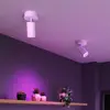 Image de Spot de plafond Calex Smart, blanc, Ø 10 cm, à 1 lampe, GU10-LED RGBW