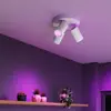 Image de Spot pour plafond Calex Smart, blanc, Ø 21 cm, à 3 lampes, GU10-LED RGBW