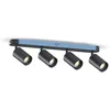 Image de CALEX Plafonnier LED, 4 spots GU10 orientables, ovale, noir & or (ampoules non incluses)
