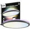 Image de Calex Halo Plafonnier Intelligent, 40cm, Lumière RGB et Blanc Chaud, Noir