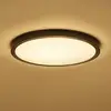 Image de Plafonnier LED intelligent Calex HALO Ø 40 cm noir IP54 RVB CCT