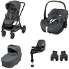 Image de Pack Poussette Naissance Oxford+, Cosi Pebble 360 Pro 2, Embase FamilyFix 360 Pro