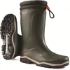 Image de DUNLOP Blizzard fur Lining   Bottes de neige thermo isolantes pour hommes et femmes   Bottes d'hiver doublées - Imperméable - isolé - Vert/Noir   Pointures 36 à 48