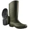 Image de DUNLOP Dane   Bottes de jardin et de pluie imperméables pour hommes et femmes   PVC - Embout souple - Bottes en caoutchouc Antidérapant - Pêche   Vert/Noir   Pointures 43