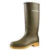 Image de DUNLOP Dane   Bottes de jardin pour hommes et femmes - Bottes de pluie imperméables   PVC - Embout souple - Bottes en caoutchouc Antidérapant - Pêche   Vert/Noir   Pointures 38 à 47