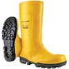 Image de DUNLOP Work-It S5   Bottes de travail pour hommes et femmes - Bottes de sécurité   Imperméable - PVC - Embout en acier - Antidérapant   Jaune   Pointures 37