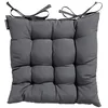 Image de Madison B239 Coussin Bistro Motif Panama 75% Coton 25% Polyester Gris 46 x 46 cm