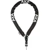 Image de AXA RLC Plus Chaîne d’antivol de cadre, Cadenas vélo, Chaîne plug-in, Extra sécurisé, 100 cm x 5,5 mm, Avec housse en polyester noir