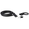 Image de CANDADO CABLE LLAVE AXA NEWTON 180mm - 15mm NEGRO