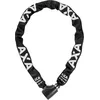 Image de AXA Absolute 9-110 Antivol de vélo, Chaîne antivol, Cadenas pour vélo et scooter, Sécurité 14 sur 15, 110 cm x 9 mm, Housse en polyester noir