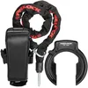 Image de TRELOCK Antivol de cadre RS 480 AZ + chaîne à mortaiser ZR 355 100/6 avec sacoche de selle - Ouverture de 70,7 mm de large