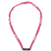 Image de AXA Rigid RCC 120 - Antivol à chaîne avec code - 120 cm de long - Maillons en acier 3,5 mm - Niveau de sécurité 3 - Coque de protection - Rose