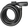 Image de AXA Resolute 15-180 Câble antivol - Longueur 180 cm - Niveau de sécurité 6 - Support inclus - Noir