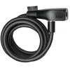 Image de AXA Resolute 8-180 Câble antivol - Longueur 180 cm - Niveau de sécurité 3 - Support inclus - Noir