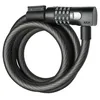 Image de AXA Resolute C15-180 Câble antivol à code - Longueur 180 cm - Niveau de sécurité 6 - Support inclus - Noir