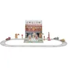 Image de Little Dutch 2524 Circuit de course dans un coffret de jeu avec accessoires - Bleu