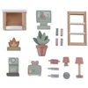 Image de Little Dutch 7118 Kit de jeu pour maison de poupée en bois FSC 17 pièces   Meubles