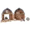 Image de Little Dutch Little Farm 7152 Maison de poupée portable en bois FSC Marron