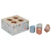 Image de Little Dutch 7247 Forest Friends Jeu à emboîter en bois FSC Bleu