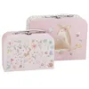 Image de Little Dutch 7344 - Lot de 2 valises à jouets - Fairy Garden - Rose, Fairy Garden Rose, s