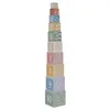 Image de Little Dutch Cube empilable, tour empilable, Safari Friends, vert