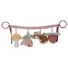 Image de Little Dutch 9011 Chaîne en tissu pour poussette - Jouet pour poussette - Fairy Garden Rose