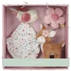 Image de Little Dutch Coffret cadeau pour bébé 3 pièces (doudou, poignée, doudou) idéal pour la naissance, cerf rose   Fairy Garden