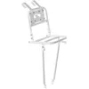 Image de Steco Unisexe - Adulte Comfort - Porte-Bagages Avant - Blanc - 20 x 20 x 20 x 20 cm