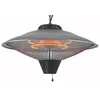 Image de Eurom - Chauffage pour tente 2100 - Pour l'intérieur - Noir - 2 100 W - Électrique - En fibre de carbone - IP24 - À suspendre - En métal