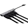 Image de Mini Hub USB - TRUST - Halyx - 4 Ports - USB 2.0 - Couleur Gris